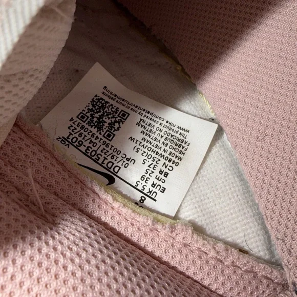 Nike Dunk Low Pink Oxford - Picture 8 of 8